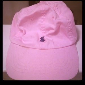 Pink Polo Ralph Lauren Baseball Cap